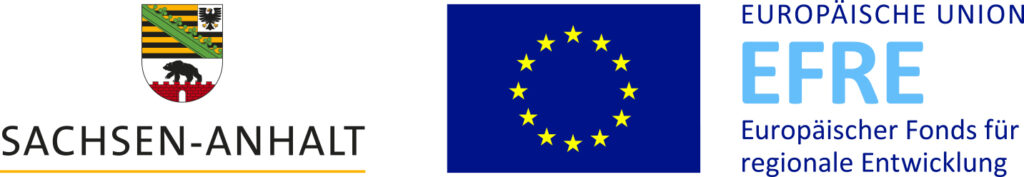 Gefördert durch das Land Sachsen-Anhalt und die Europäische Union – Europäischer Fonds für regionale Entwicklung (EFRE)